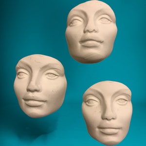 XL Art Doll Clay Face