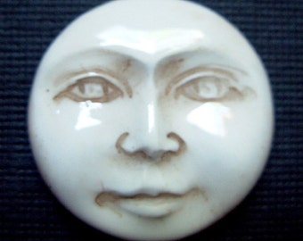 5 Antiqued Clay Faces