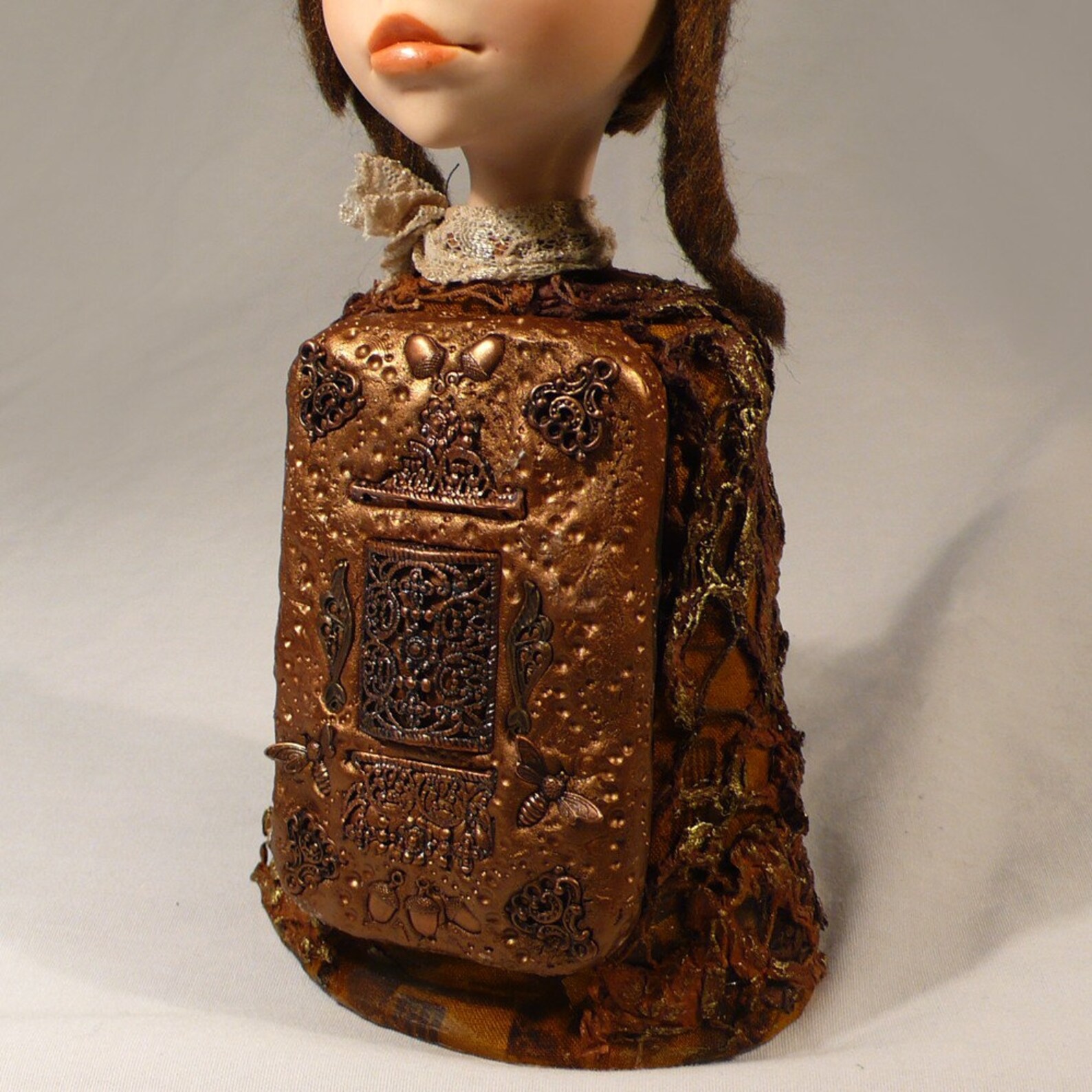 Art Doll Bust Tutorial Secrets Bust How to sculpt a doll Etsy