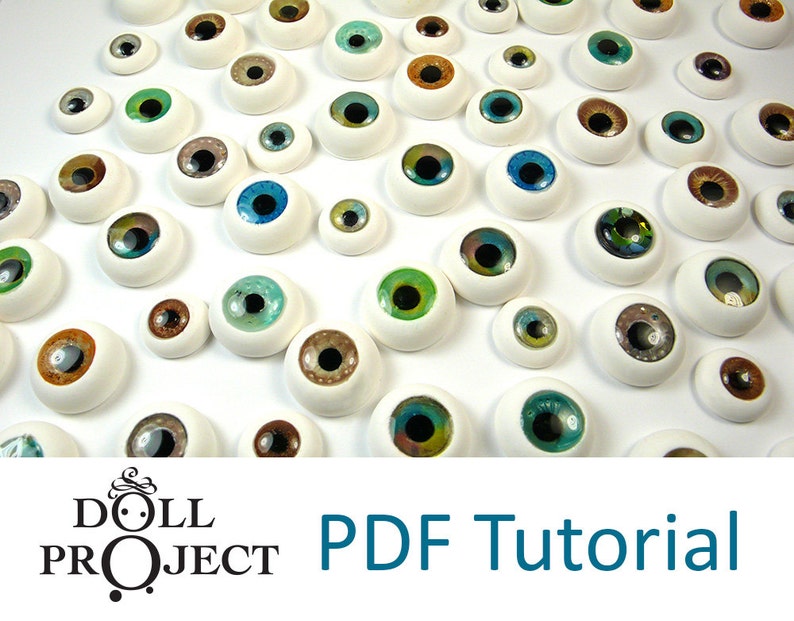 NEW Doll eyes PDF tutorial Make your own doll eyes for dolls Etsy