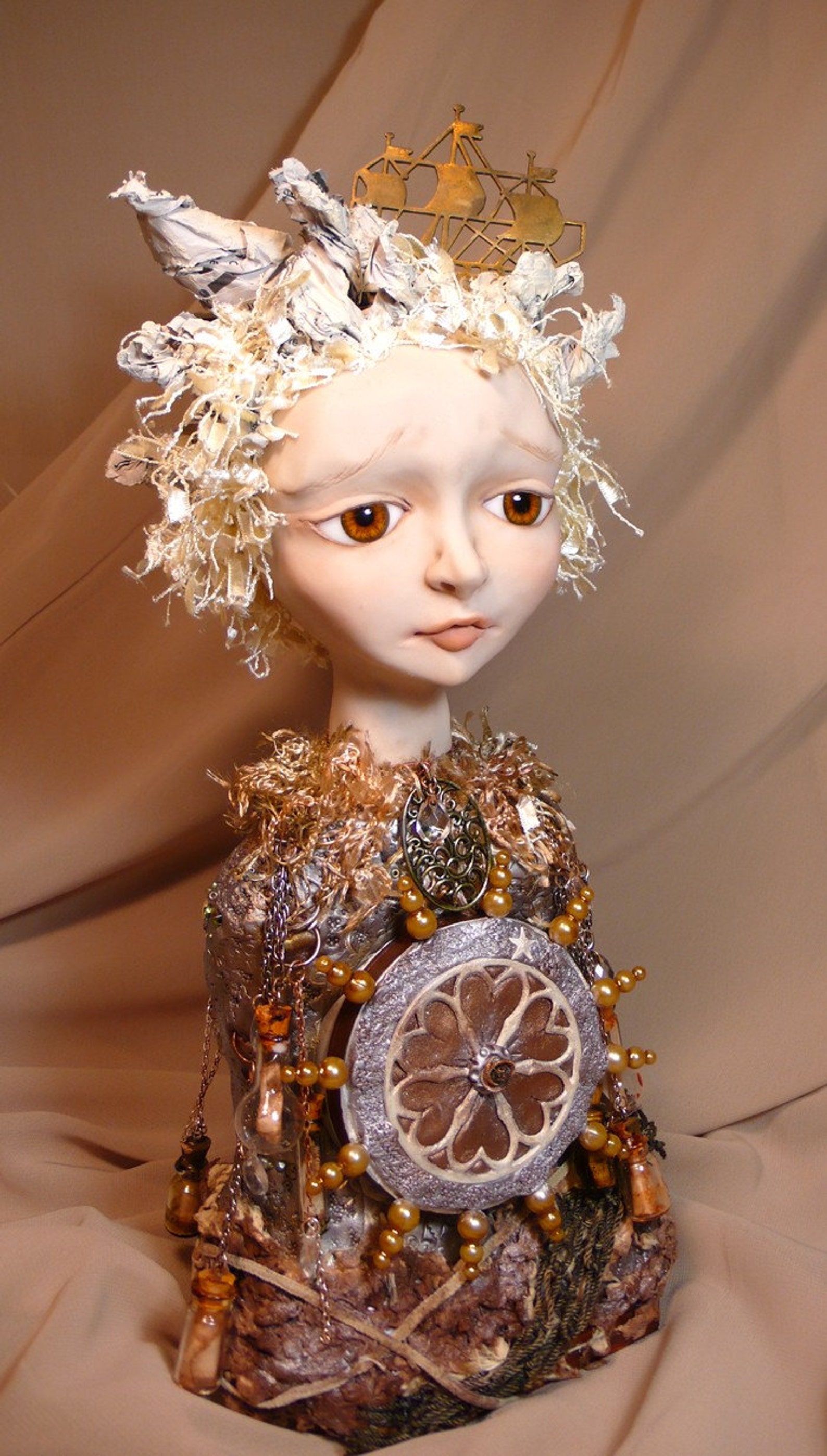 Art Doll Bust Tutorial Secrets Bust How to Sculpt a Doll Etsy UK