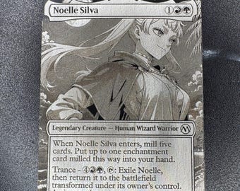 Custom Stainless Steel Commander Proxie Card | TCG Metal Card