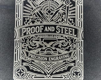 Normal Stainless Steel TCG Proxie Card | TCG Metal Card