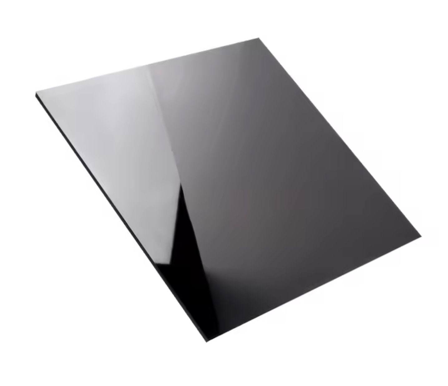 Opaque Black Acrylic Sheet | 1/8