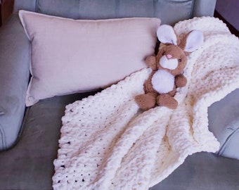 crochet baby blanket, soft baby blanket, baby girl blanket, baby boy blanket