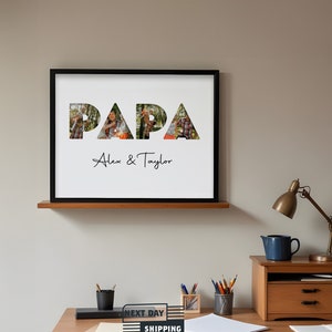 Papa Photo Frame, Father&#39;s Day Gift, Dad Photo Frame, Dad Personalized Picture Frame, Special Gift For Dad, Gift for Papa Dad, Papa Gifts