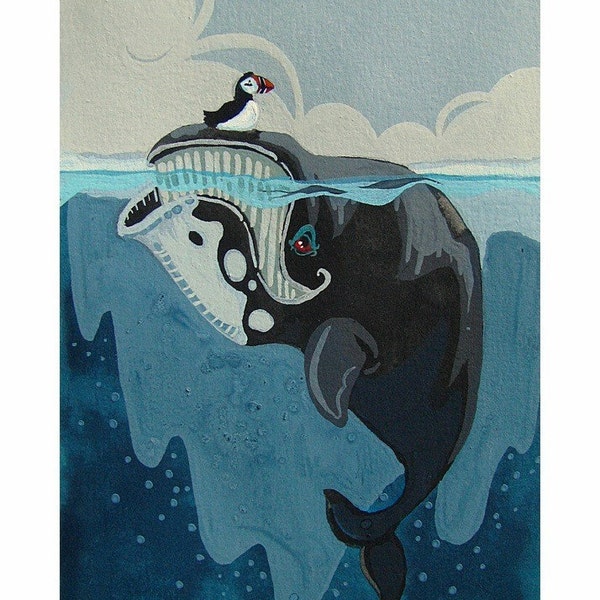 Arctic Bowhead Whale Print