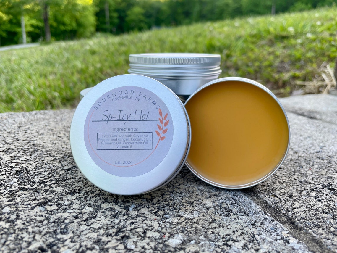 Cayenne, Ginger, Turmeric, Black Pepper Salve / Balm, Cayenne Salve / Cayenne Balm / Turmeric