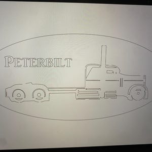 Peterbilt DXF & SVG