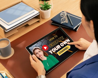 Modello miniatura di YouTube, miniature YouTube fai da te, miniature di vlogger, marchio di YouTube, modello video in miniatura, modello per creatore di contenuti