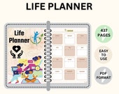 Dream Life Planner, Digital Productivity Planner, Aesthetic Digital Organization Planner, Goal Tracking iPad Planner, Digital Goal Tracker