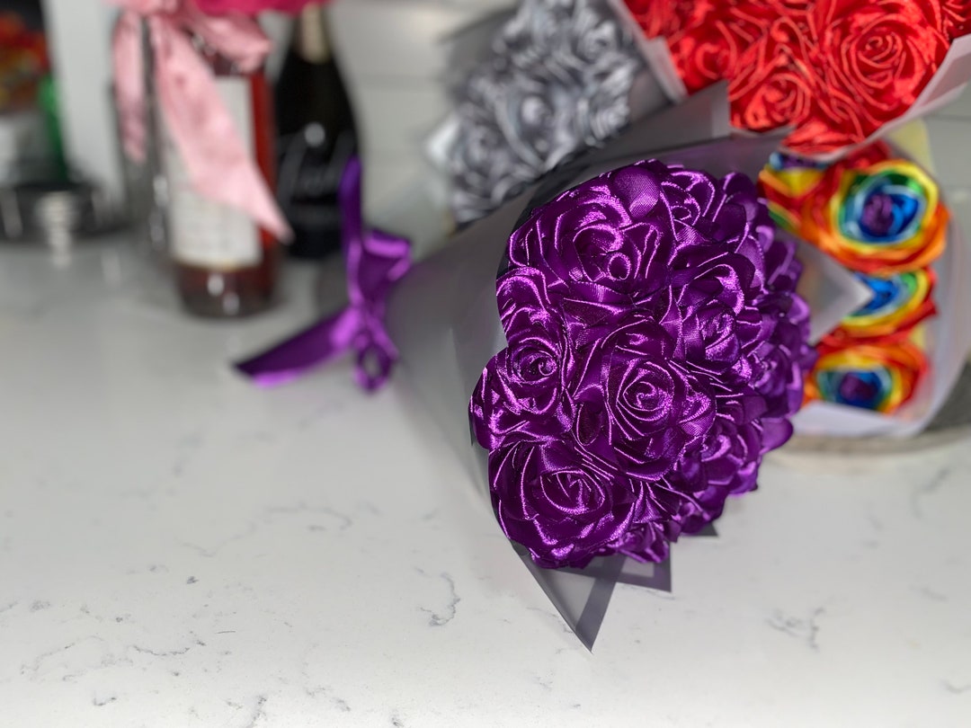 Dozen Violet Roses Dozen Roses - Etsy