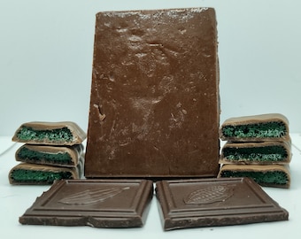 Mint Chocolate Alcoholic Fudge