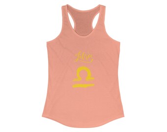 Zodiac Libra - Women's Ideal Racerback Tank