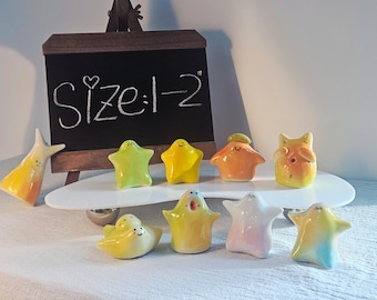 Warm Hug Lil Guy Ceramic Figurine: Heartfelt Desk Decor