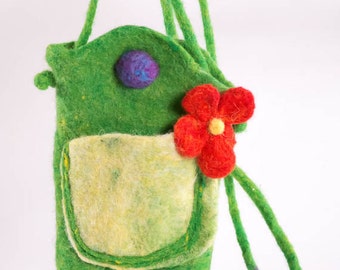 TheFeltedPurse, Purse, handbag, Fiber Art, Textile Art, OOAK, Collectibles