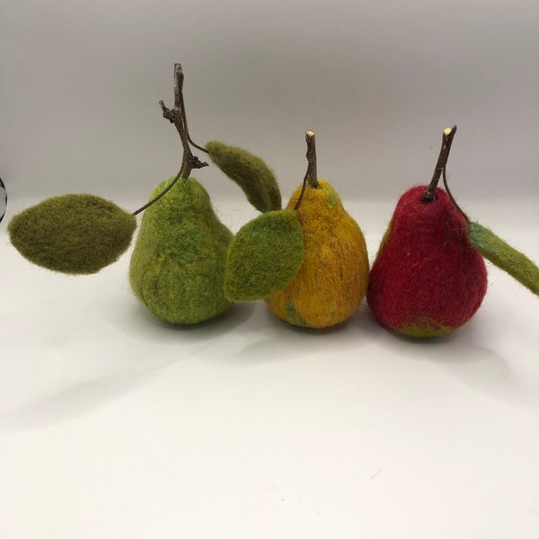 Needle Felt Fruit Etsy