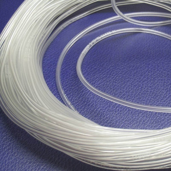 Clear Vinyl Tubing for Lining Lampwork Beads - 5 Ft.