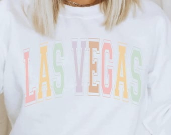 Las Vegas Sweatshirt, Las Vegas Shirt, City Sweatshirt, Las Vegas Sweater, Las Vegas Crewneck, Las Vegas Pullover, Las Vegas City Gift