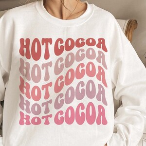Hot Cocoa Sweatshirt, Hot Chocolate Christmas Sweatshirt, Hot Cocoa Lover Shirt, Hot Cocoa Season Sweatshirt, Youth Christmas Shirt