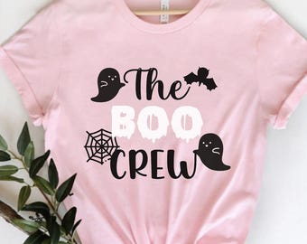 The Boo Crew Ghost Halloween T-Shirt