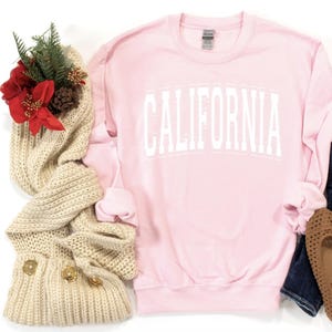 California Sweatshirt, California Travel Sweatshirt, California Sweater, California Crewneck, California Pullover, California Shirt