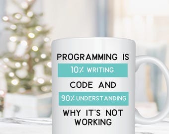 Software Developer Mug, Humorous Coder Gift, IT Technology