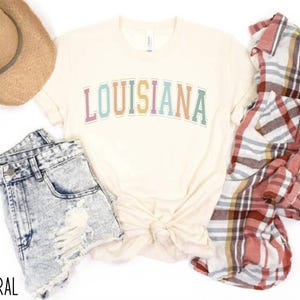 Louisiana Shirt, State Sweatshirt, Louisiana Sweater, Louisiana Crewneck, Louisiana Pullover, Louisiana TShirt, Louisiana Gifts