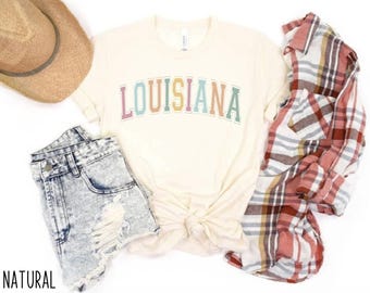 Louisiana State Pride T-Shirt, Casual Comfort