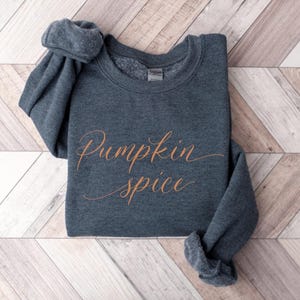 Pumpkin Spice Sweatshirt Subtle, Pumpkin Sweatshirt, Cozy Sweatshirt, Fall Sweatshirt, Halloween Sweatshirt, Pumpkin Spice Shirt