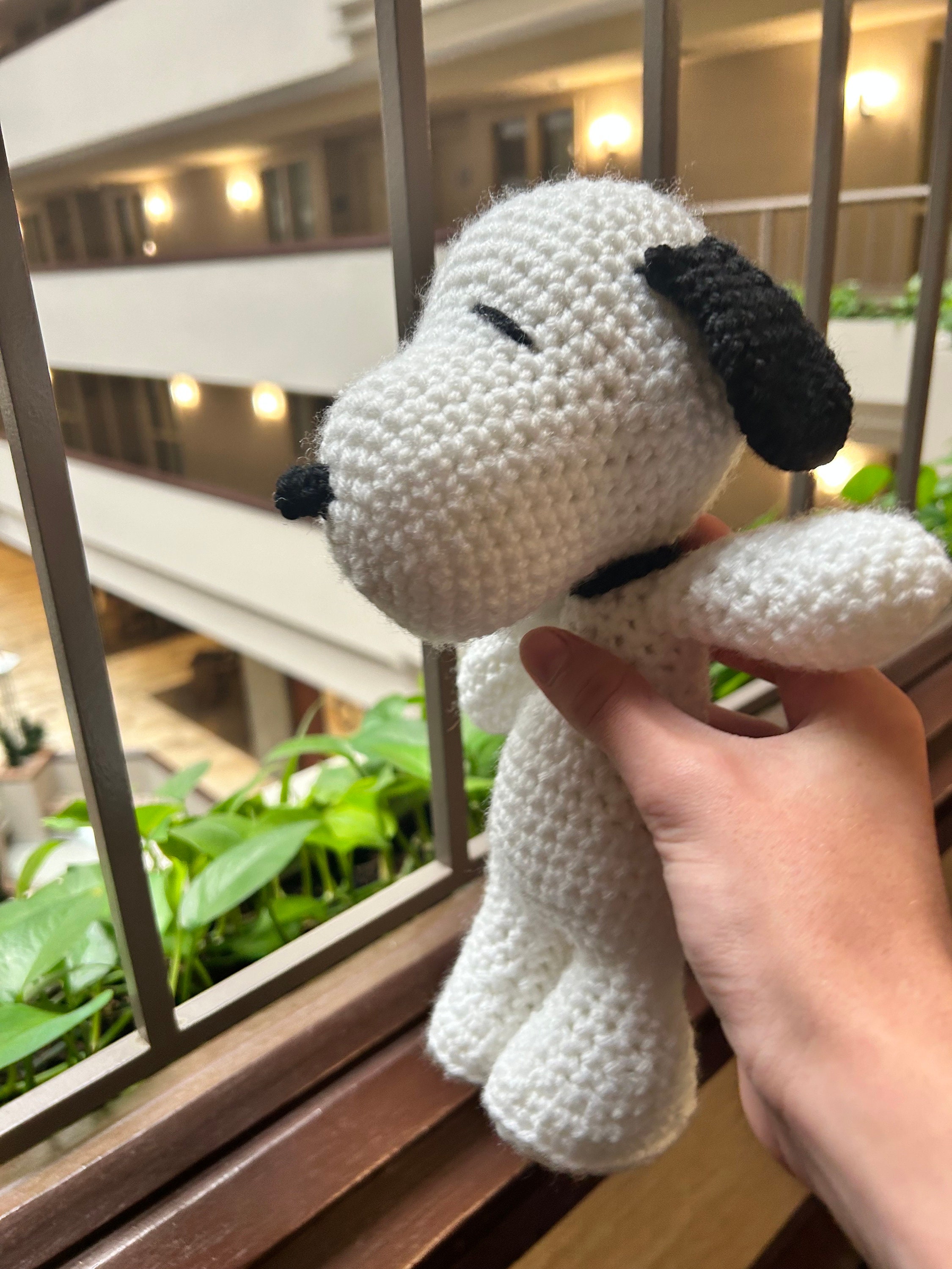 Snoopy Looking Beagle Crochet/amigurumi Snoopy Dog - Etsy