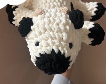No-Sew Laying Cow Crochet Pattern | Amigurumi for Beginners/Intermediate