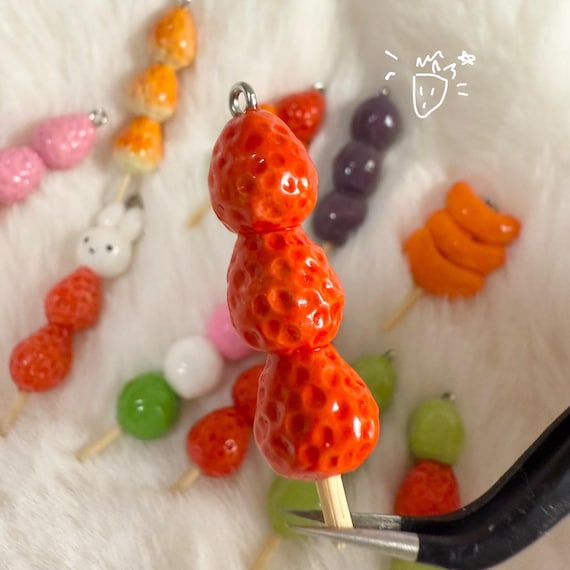Tanghulu Polymer Clay Charm tanghulu phone charm