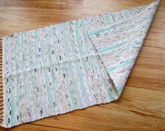 PASTEL FLANNE Woven Rag Throw Rug 401