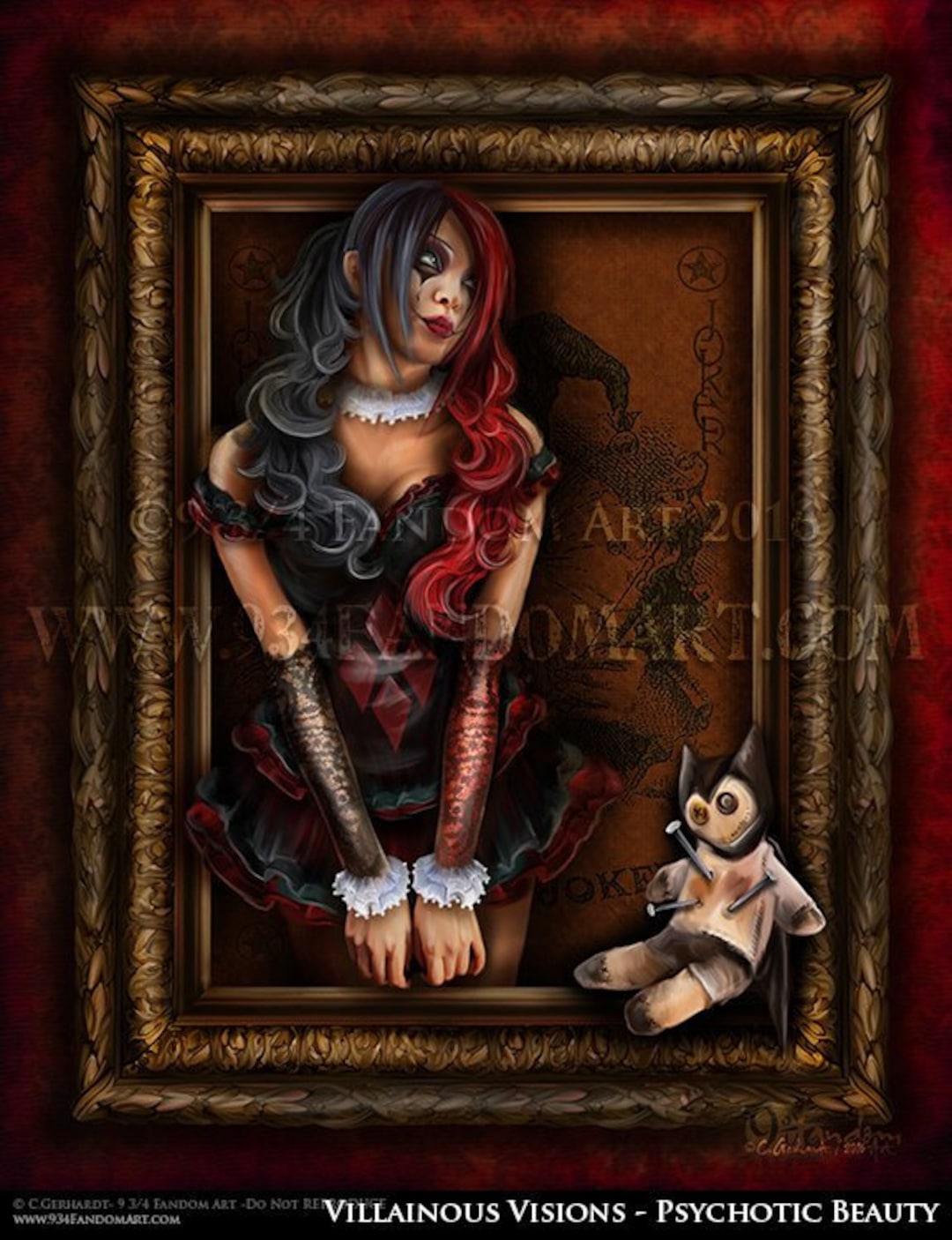 Psychotic Beauty / Poster / Insipred Art / Fan Art / Cosplay / Bat