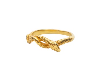 Year of the Snake ring, snake ring, gold snake ring