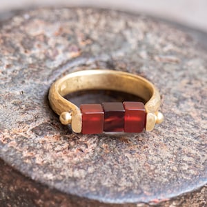 NEW Carnelian swivel ring image 1