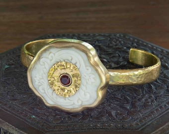 NEW! Antler and Garnet Cuff 2.0