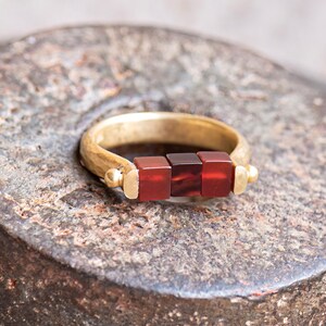 NEW Carnelian swivel ring image 4