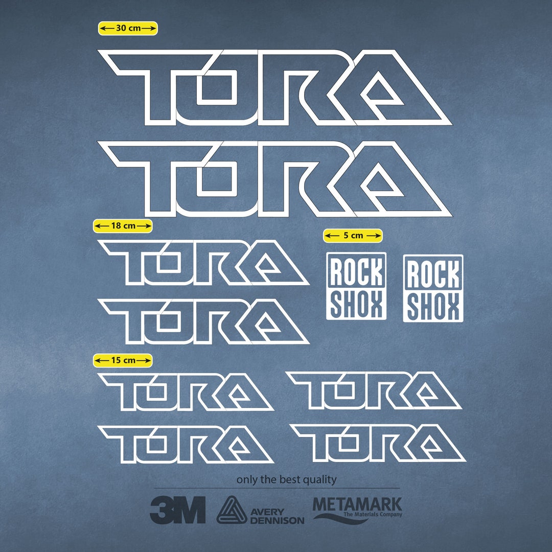 10 Tora Stickers for Bikes, Bikes in Cut Vinyl - Etsy