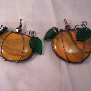 Pumpkin Pendant or Stained Glass Ornament or BOTH! Handcrafted