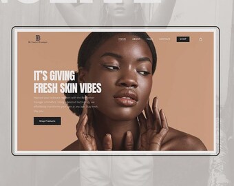 Minimalist eCommerce Website Design | Includes Full Design and Launch | Skincare Website Design | Cosmetics Website Design