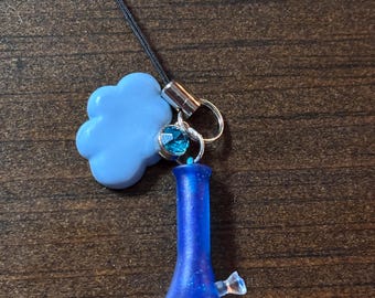 Miniature bong phone dustplug (scroll through for more options!)