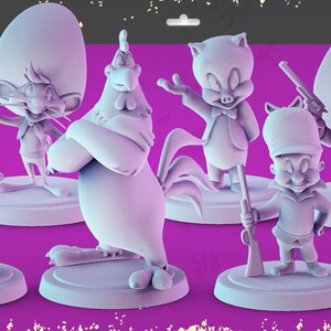 Acme Characters Figures - 2 3d Printable Stl File - Etsy