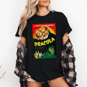 Vintage Dracula T-Shirt: Gothic Horror Novel Vampire Tee