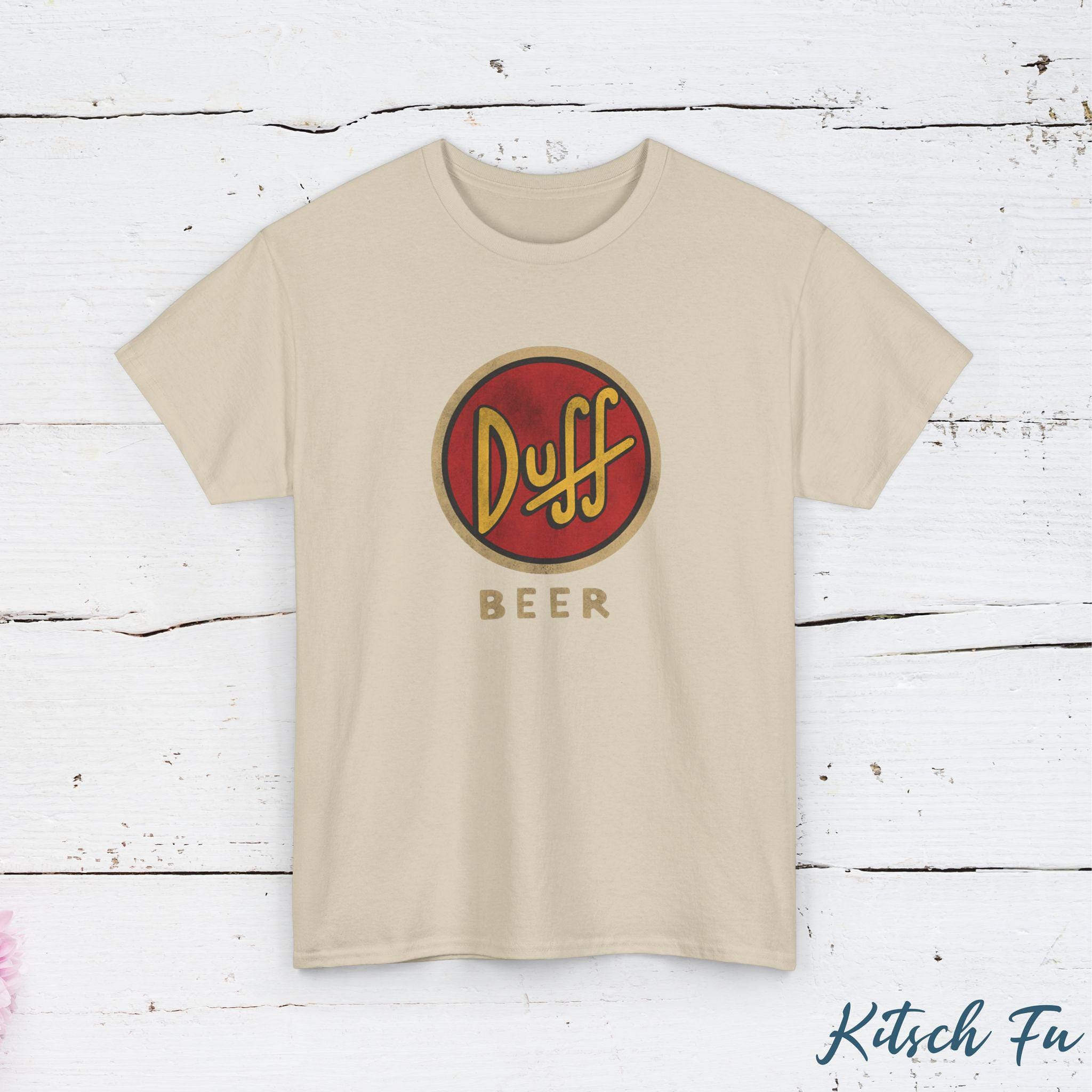 T-shirt DUFF Beer - Les Simpsons - Taille L - Humour Bière Animé - Livraison OFFERTE