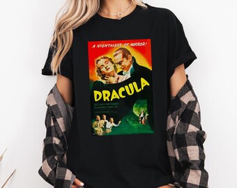 Dracula T-Shirt, Vintage Classic Horror Movie Tee