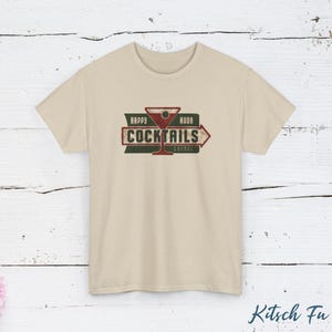 Vintage Cocktail Lounge Shirt: Retro Bar Graphic Tee