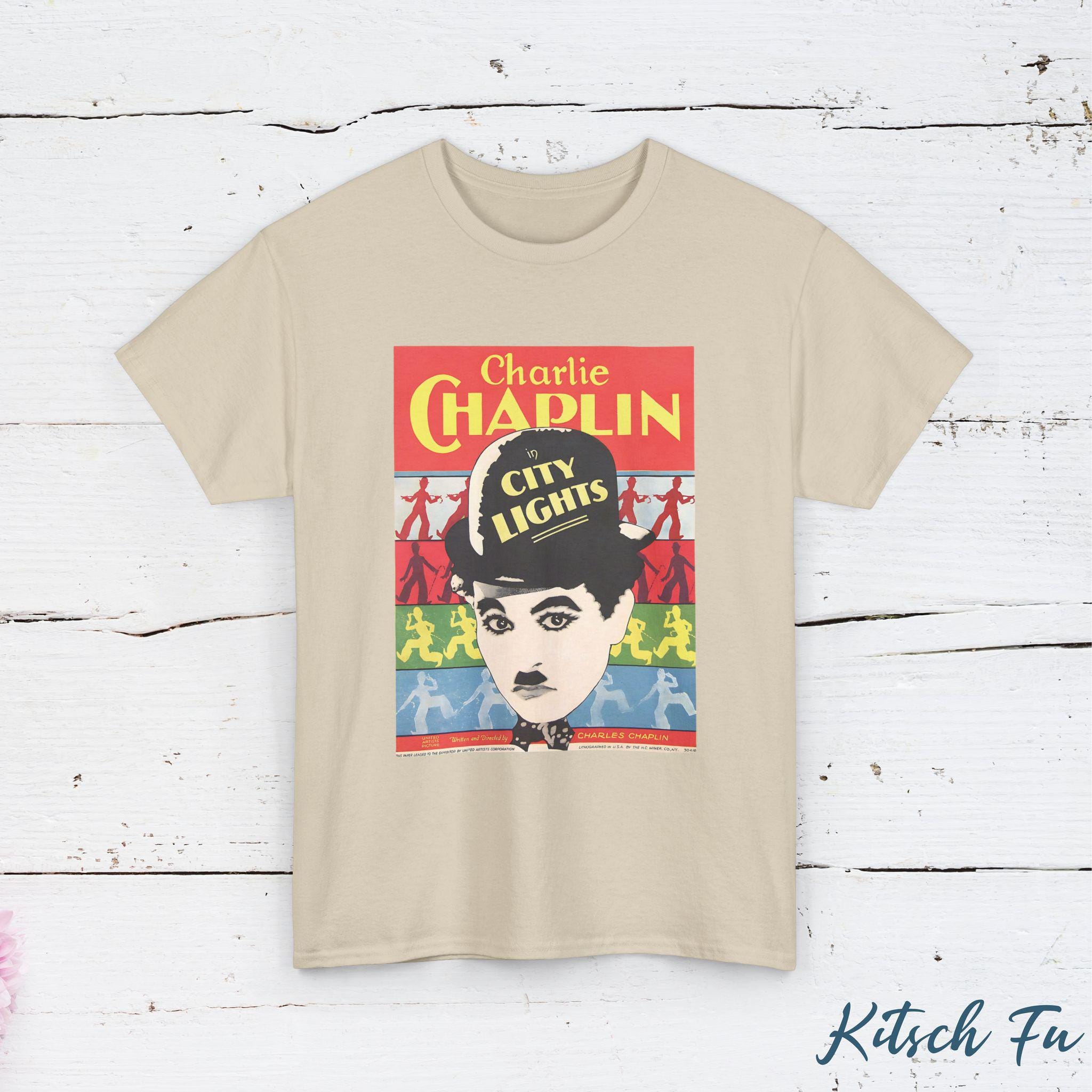 Charlie Chaplin Tshirt - Etsy