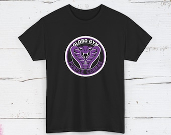 Globo Gym Purple Cobras T-Shirt: Dodgeball Movie Fan Apparel
